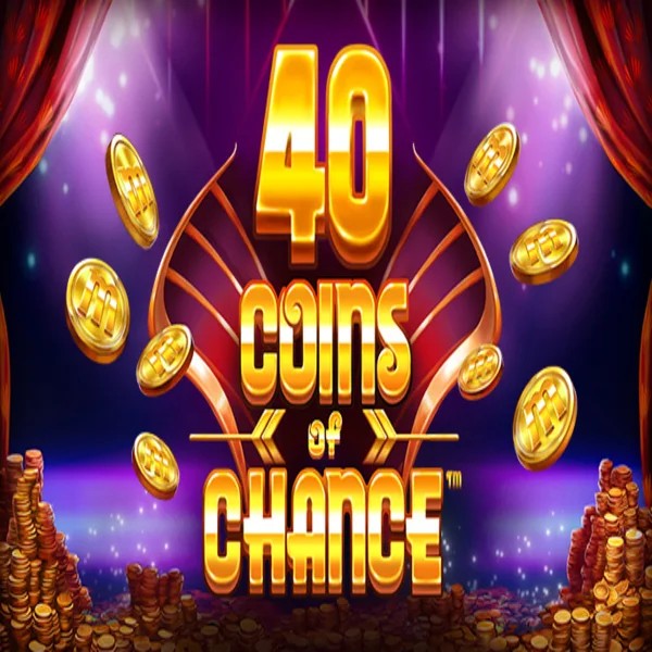 Slots logo of 40 Coins of Chance from SYNOT Games at 1Bet4Win Casino