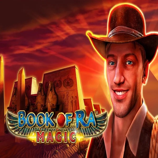 Book of Ra Magic casino game by Greentube – featured logo at 1Bet4Win Casino