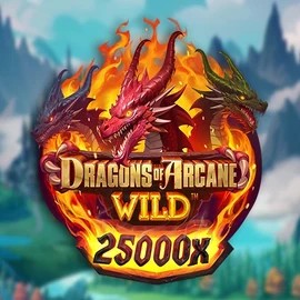 Dragons of Arcane Wild logo – Slots by Foxium at 1Bet4Win Casino