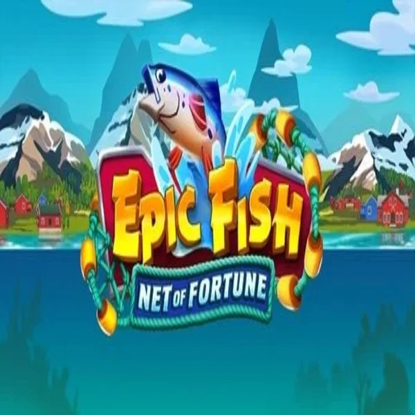 Epic Fish Net of Fortune online game logo by Quickspin on 1bet4wincasino.net