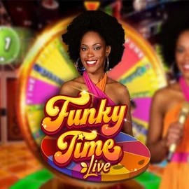 Funky Time casino game by Evolution – featured logo at 1Bet4Win Casino