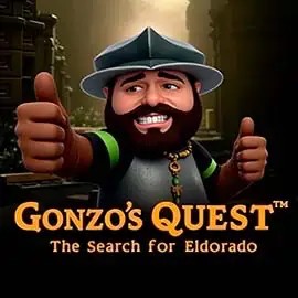 Logo of Gonzo's Quest from NetEnt at 1Bet4Win Casino