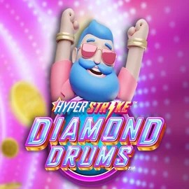 Hyper Strike Diamond Drums logo by Gameburger Studios at 1Bet4Win Casino