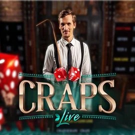 Live Craps logo – Live Casino by Evolution at 1Bet4Win Casino