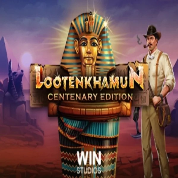 Slots logo of Loot'en Khamun the Dead Sea Scrolls from Win Studios at 1Bet4Win Casino