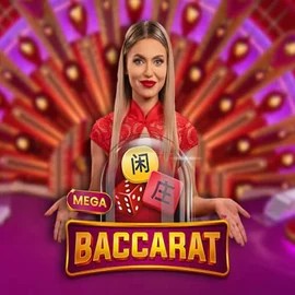Mega Baccarat logo by Pragmatic Play 1Bet4Win Casino