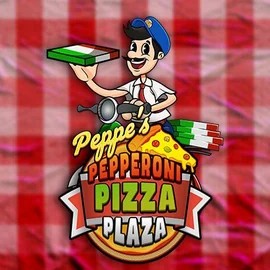 Peppe’s Pepperoni Pizza Plaza by Pragmatic Play, showcased at 1bet4wincasino.net – game logo