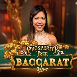 Live Casino logo of Prosperity Tree Baccarat from Evolution at 1Bet4Win Casino
