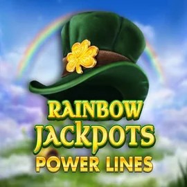 Rainbow Jackpots Power Lines logo by Red Tiger Gaming 1Bet4Win Casino