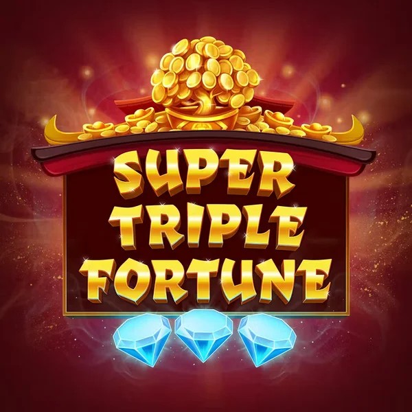 Super Triple Fortune slot visual from Greentube available on 1bet4wincasino.net