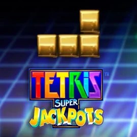 Tetris Super Jackpots online game logo by WMS on 1bet4wincasino.net